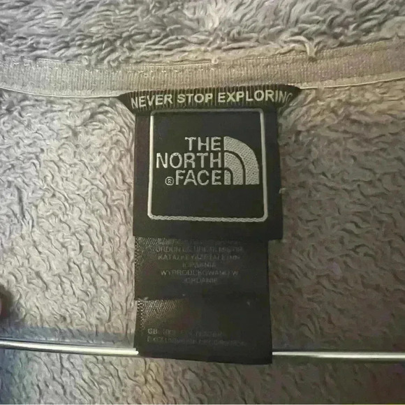 The North Face Gray Full Zip Up Fleece Jacket XS - Picture 4 of 9